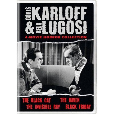 Boris Karloff & Bela Lugosi Horror 4-Movie Horror Collection (DVD)(2018)