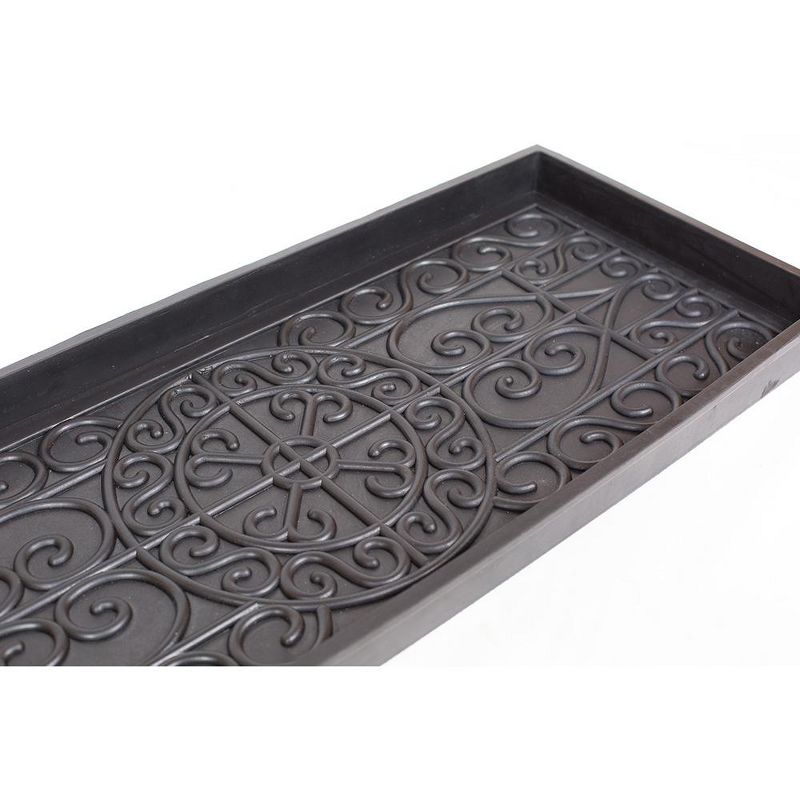 BirdRock Home 34''LX14''W Decorative Rubber Boot Tray, 3 of 8