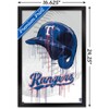 Trends International MLB Texas Rangers - Drip Helmet 22 Framed Wall Poster Prints - 3 of 4