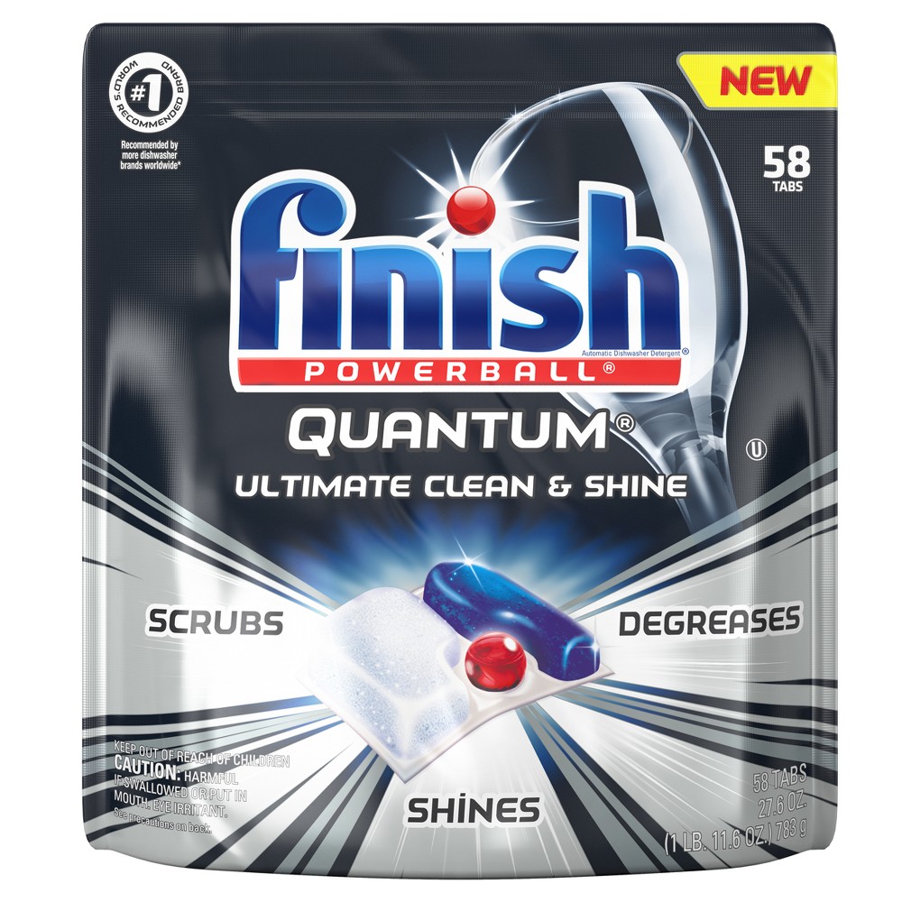 UPC 051700983070 product image for Finish Quantum Ultimate Clean & Shine Dishwasher Detergent Tabs - 58ct | upcitemdb.com