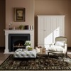 5x7ft Vintage Floral Washable Area Rug, Non-Slip Low Pile Polyester Carpet for Living Room & Bedroom - 3 of 4