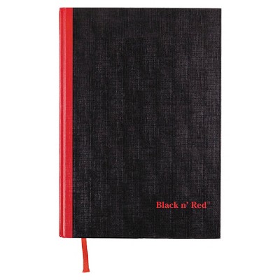 Black n' Red 8-1/4 x 11-3/4 Casebound Composition Notebook, Ruled- White (96 Sheets per Pad)