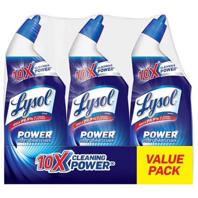 Lysol Toilet Bowl Cleaner - Power - 3pk/24 fl oz