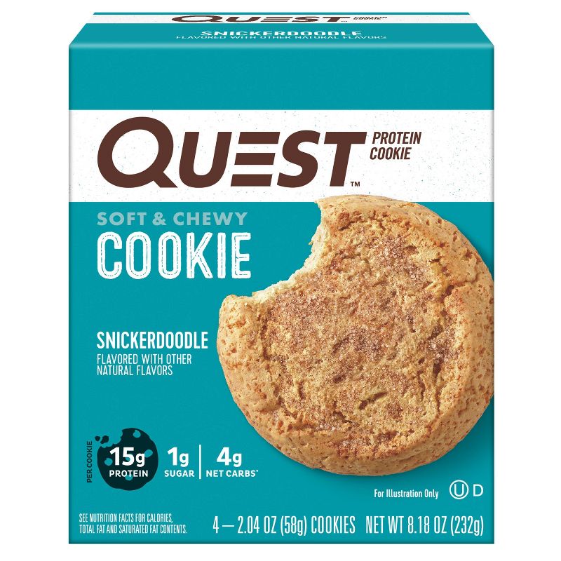 Quest Nutrition Protein Cookie - Snickerdoodle, 1 of 11