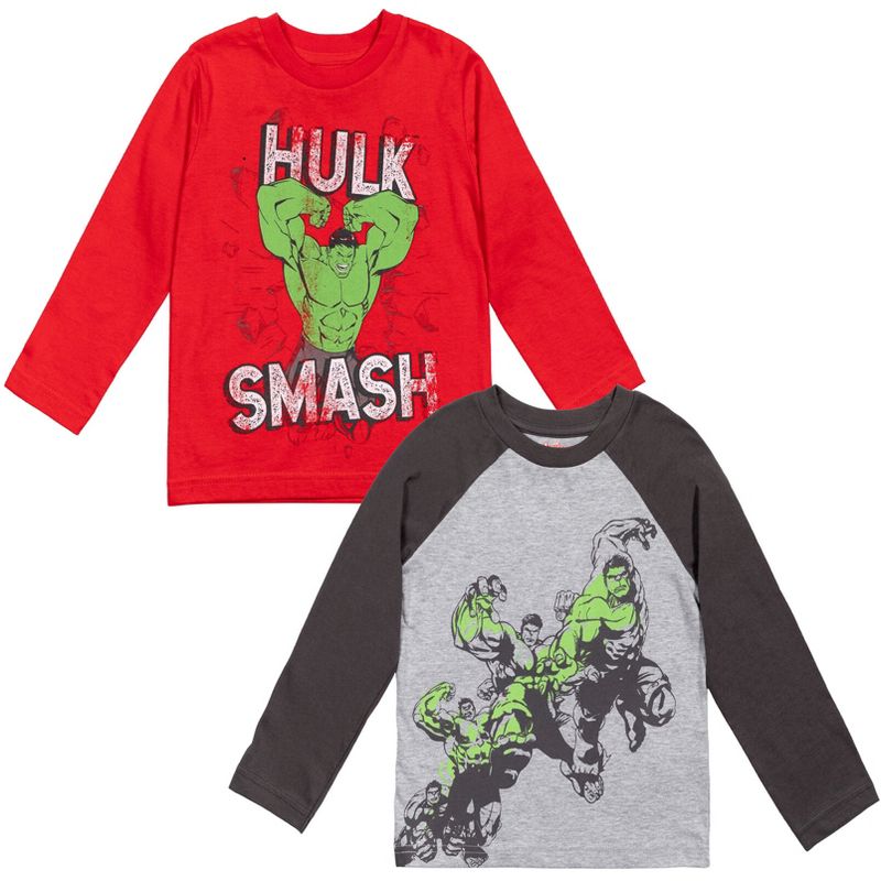 Marvel Spider-Man Avengers Miles Morales 2 Pack T-Shirts Little Kid to Big Kid, 1 of 8