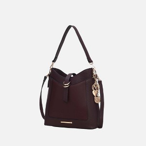 MKF Collection Geneva Vegan Leather Women’s Handbag Shoulder Purse Bag by Mia K - 1 of 4