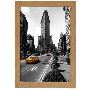 Americanflat Picture Frame with shatter-resistant glass - Wall Mounted Horizontal and Vertical Formats - 1 of 3
