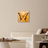 Art Remedy Golden Ochre Butterfly Elegant Butterfly Wall Art Framed - 2 of 4