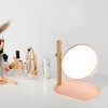 Unique Bargains Home Vanity Rotatable 1X/3X  Magnifying Cosmetic Mirror with Storage Tray - 2 of 4