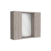 Chery Life Double Door Medicine Cabinet with Mirror, One External Shelf - 3 of 4