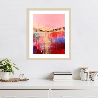 Amanti Art The Love In Us No 4 by Treechild  Wood Framed Wall Art Print 21 x 25