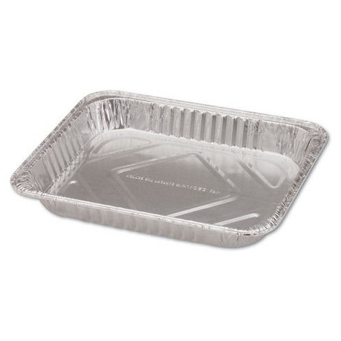 HFA Aluminum Steam Table Pans, Half-Size Shallow, 1.69" Deep, 10.38 x 12.75, 100/Carton - image 1 of 3