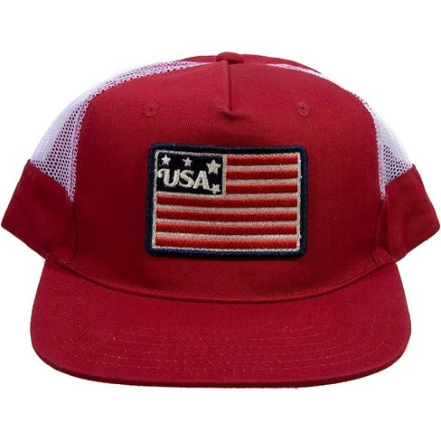 Red & White Trucker Hat