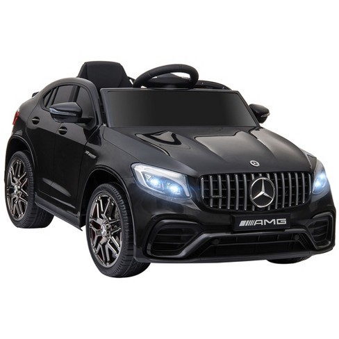 Aosom 12V Ride On Toy Car for Kids with Remote Control, Mercedes Benz AMG GLC63S Coupe, 2 Speed, with Music, Electric Light, Black - image 1 of 4