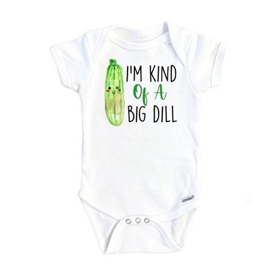Pickle Big Dill Onesie® Baby Boy Girl Clothes Infant Bodysuit Funny Cute Newborn GS1
