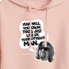 Women's - The Big Lebowski - That's Just Like Uh, Your Opinion Cropped Graphic Hoodie - 2 of 3
