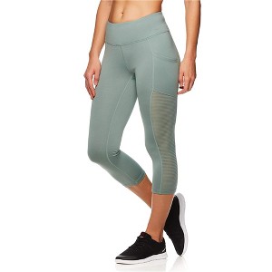 Reebok Womens Focus Capri Compression Athletic Pants - 1 of 2
