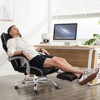 Rbied Ergonomic Office Chair Home Desk Chair with Retractable Footrest and Adjustable Backrest, Reclining Office Chair with Linkage Armrest - 2 of 4