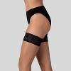 LECHERY Women's Lustrous Silky Glossy 20 Denier Thigh Highs (1 Pair) - 2 of 4