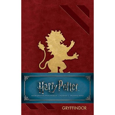 Harry Potter Gryffindor Ruled Pocket Journal -  (Hardcover)