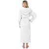 PAVILIA Women Robe with Hood, Fleece Plush Soft Long Hooded Robe, Fluffy Fuzzy Cozy Warm Bathrobe Shower Spa House - 2 of 4