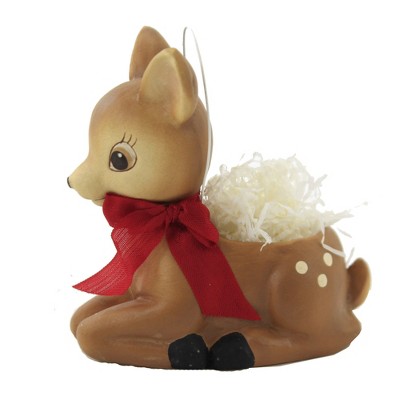 Christmas 5.0" Lil Reindeer Bucket Fawn Spots  -  Decorative Figurines