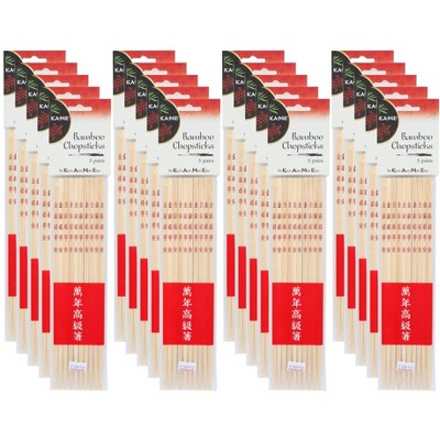 Ka Me Bamboo Chopsticks - Case of 20/5 ct