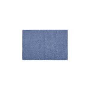 Vynxaria Bath Rugs and Mats 20x30" Navy Blue Ultra-Soft High Pile Bath Rug - Spa-Quality Quick Dry Design - 1 of 4