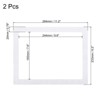 Unique Bargains PVC Magnetic Picture Photo Frame 2 Pcs - 2 of 4