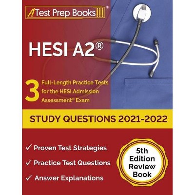 HESI A2 Study Questions 2021-2022 - by  Joshua Rueda (Paperback)