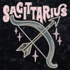 Junior's Women Lost Gods Zodiac Sagittarius Art Symbol Crop T-Shirt - 2 of 4