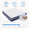 Swedrea Hybrid Mattress Breathable Medium Cooling Memory Foam Bed-in-a-Box White - 3 of 3