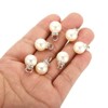 Unique Bargains Beautiful Designer DIY Jewelry Making Faux Pearl Pendants 100 Pcs - 4 of 4