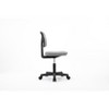 DOMETOUR Low-Back Mesh Armless Office Chair,Swivel Rolling Computer Chair No Arms with Lumbar Support - 3 of 4