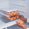 OU Egg Holder for Fridge, Rolling Egg Organizer for Refrigerator Organization, Clear Stackable Container for Kitchen Organizers and Storage, BPA Free - 2 of 4