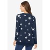 Woman Within Plus Size Cotton Lightweight Pullover - 3 of 4