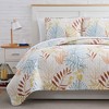 Southshore Fine Living Oversized Lightweight Tropic Leaf Quilt Set - image 4 of 4