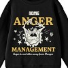 Looney Tunes ACME Anger Management Crew Neck Long Sleeve Boys' Black Sweatshirt - 2 of 2