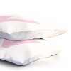 Deny Designs Standard April Lane Art Block Pink Monogram W Microfiber Printed Pillow Sham - 3 of 3
