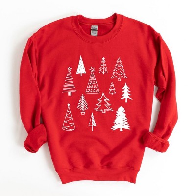 Simply Sage Market Women's Graphic Sweatshirt Christmas Tree Botanical