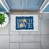 Stupell Industries Beach Love over Stripes Printed Outdoor Door Mat, design by Kim Allen, 18"x30" - 3 of 4