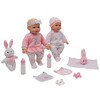 Dream Collection: Deluxe Twin Set - 14" Baby Dolls, 4 pc, Ages 2+ - 2 of 4