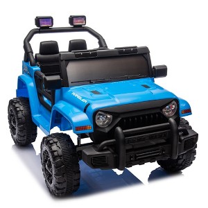 Whsien Children’s Gift, Four-Wheel Ride-On Car with Parent Control and Digital Letter Stickers - 1 of 4