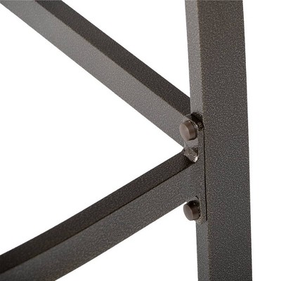 Elegant Navy Blue Textilene Outdoor Counter-Height Bar Stools