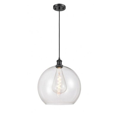 Athens - 1 Light Pendant In Industrial Style-18.38 Inches Tall and 13.75 Inches Wide