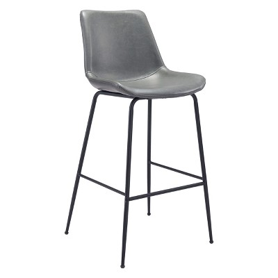 Zuo Byron Barstool Gray