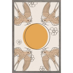 Trends International Birds Fly To The Sun Framed Wall Poster Prints - 1 of 4