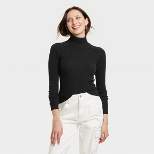 Women's Shrunken Rib Turtleneck Pullover Sweater - Universal Thread™