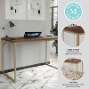 Martha Stewart Noah Home Office Parsons Desk with Metal Frame - 4 of 4