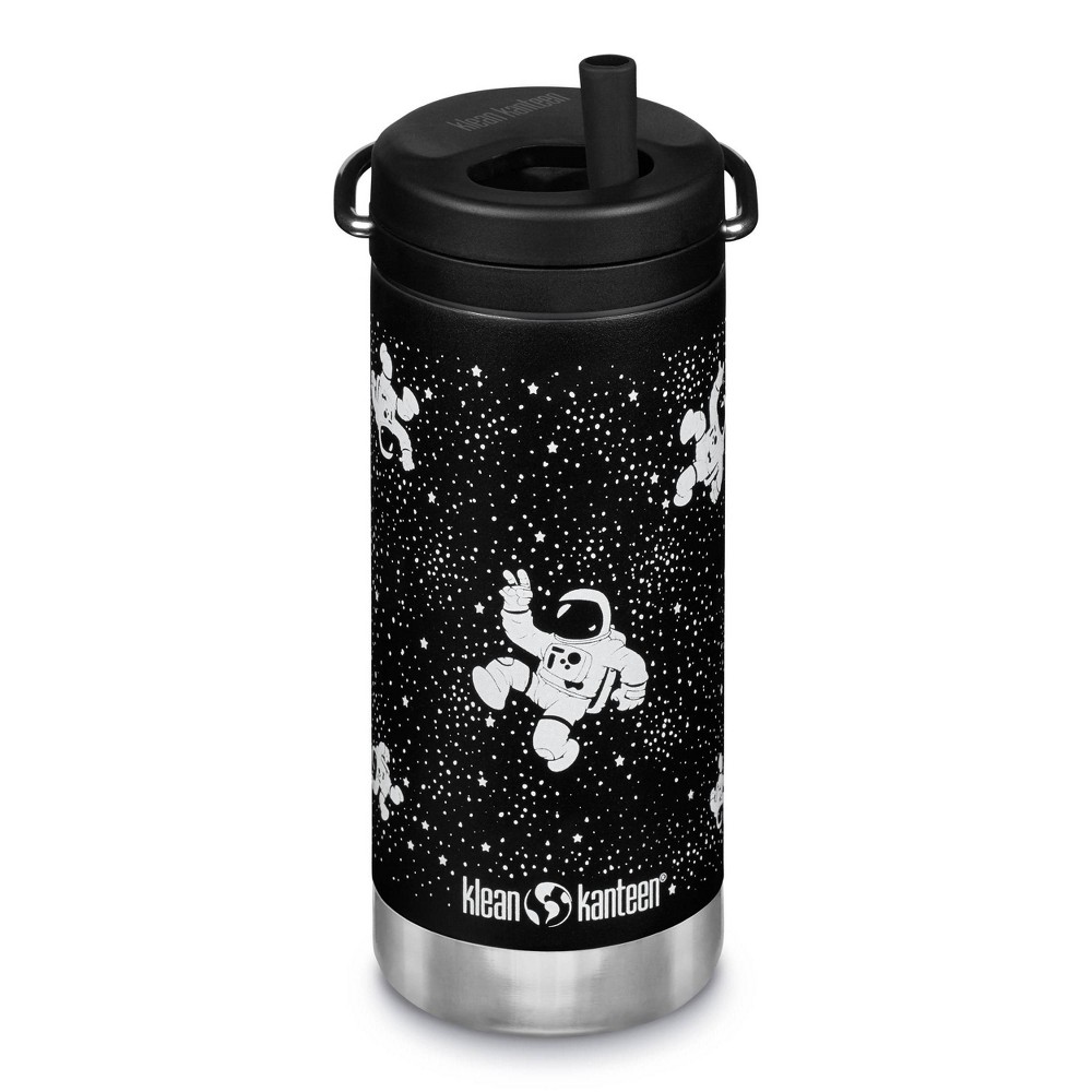 Photos - Glass Klean Kanteen 12oz TKWide Insulated Stainless Steel Water Bottle with Twist Straw Cap - Astronauts 